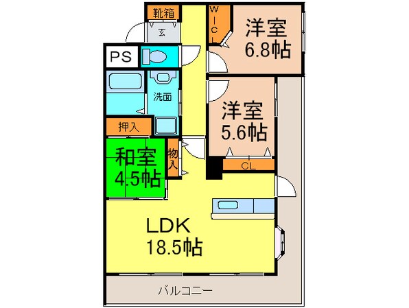 ベレ－サ鶴舞公園の物件間取画像